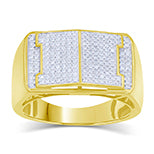 10K 0.48-0.54CT D-MENS MICROPAVE RING