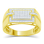 10K 0.30-0.35CT D-MENS MICROPAVE RINGS