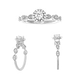 14K 0.45-0.49CT D-LADIES RINGS