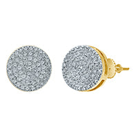 10K 0.19- 0.20CT D- MICROPAVE EARRINGS