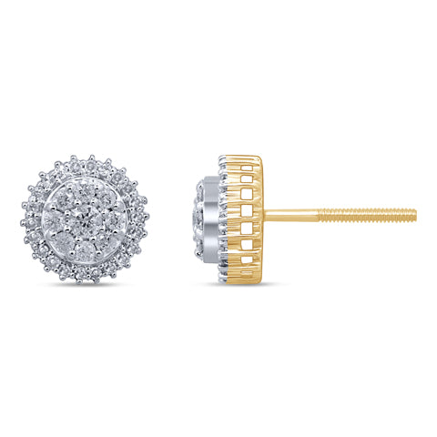 10K 0.38-0.40CT D-DARK EARRINGS