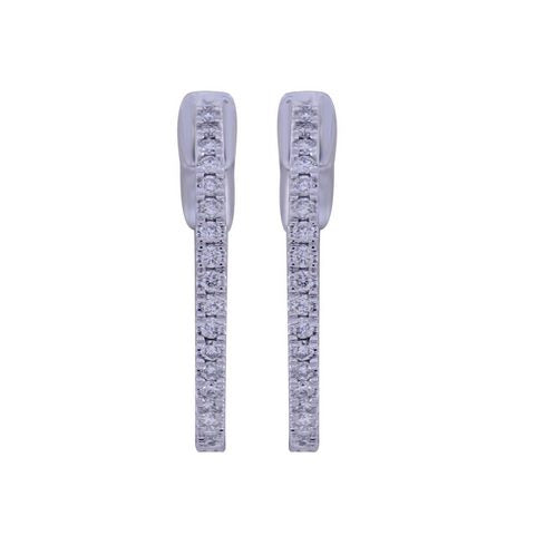 14K 0.49-0.53CT D-EARRING HOOPS