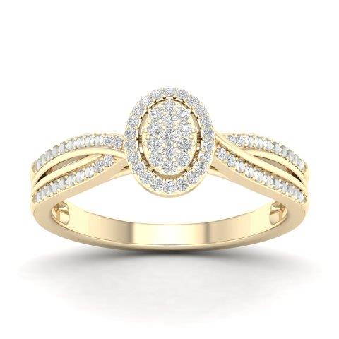 10K 0.10CT D-LADIES RINGS