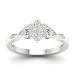 10K 0.12CT D-LADIES RINGS