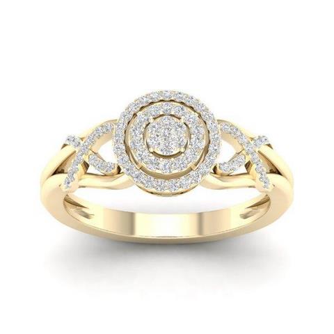 10K 0.20CT D-LADIES RINGS