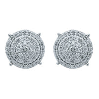 10K 0.72-0.75CT D-MICROPAVE EARRINGS
