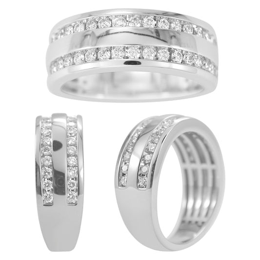14K 0.74- 0.77CT D-MENS BANDS