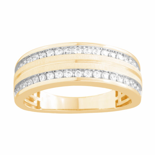14K 0.45- 0.50CT D-MENS BANDS