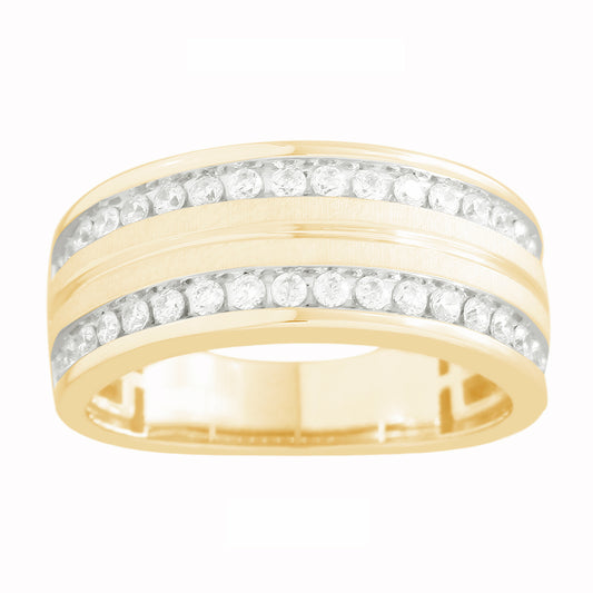 14K 0.71- 0.75CT D-MENS BANDS