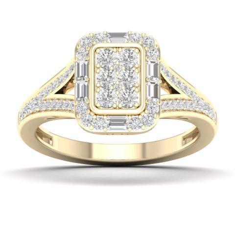 14K 0.50CT D-LADIES RINGS