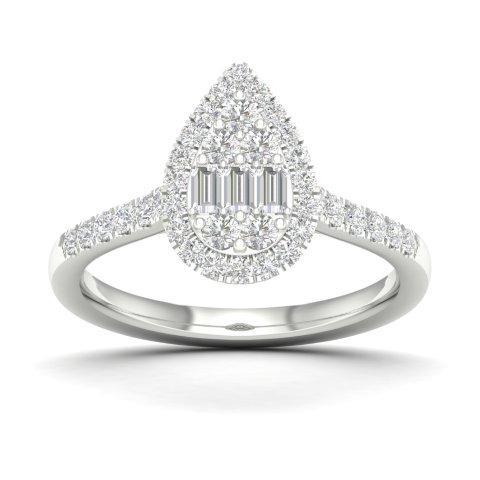14K 0.50CT D-LADIES RING