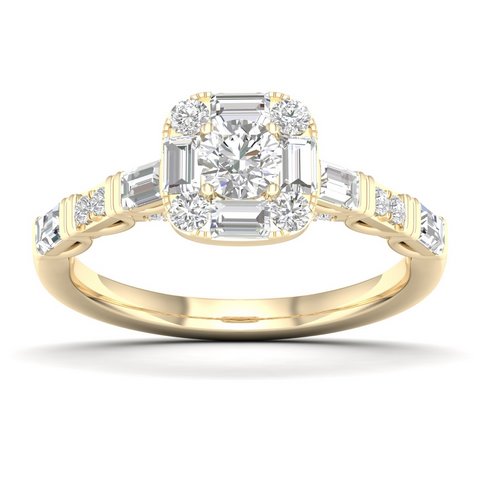 SPL PRICE: 14K 0.90CT D-LADIES RINGS