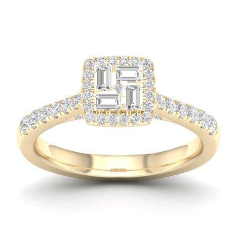 14K 0.50CT D-LADIES RINGS