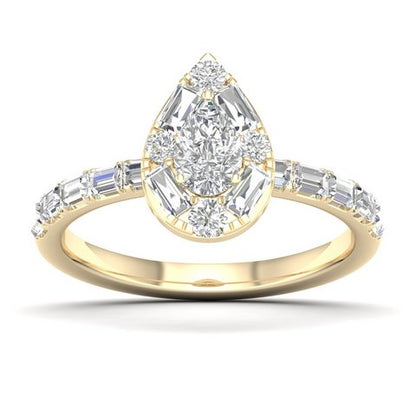 SPL PRICE: 14K 0.90CT D-LADIES RINGS