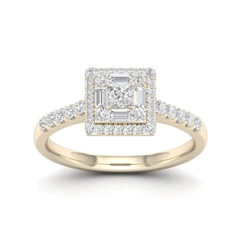 14K 0.50CT D-LADIES RINGS