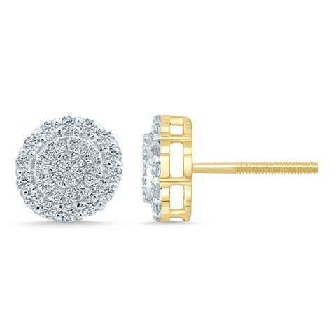 10K 0.48- 0.54CT  D- EARRINGS