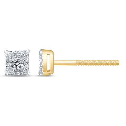 10K 0.14-0.16CT D-EARRINGS