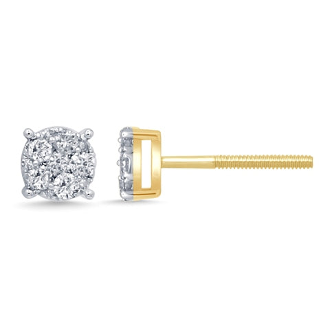 10K 0.25-0.28CT D-EARRINGS
