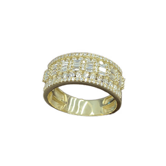 10K  1.37- 1.87CT D-BAGUETTE  RING