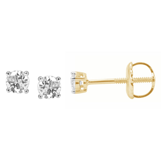 10K 0.14 -0.19CT D-EARRINGS
