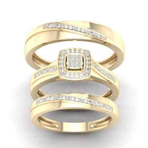 10K 0.08CT D-LADIES RINGS