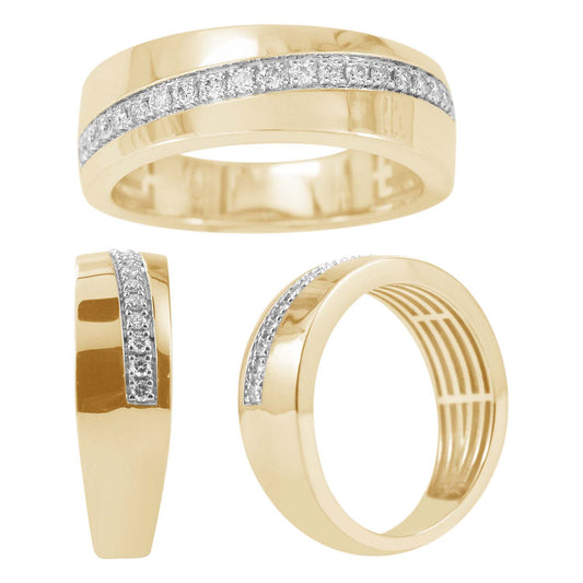 14K 0.32CT D-MENS BANDS