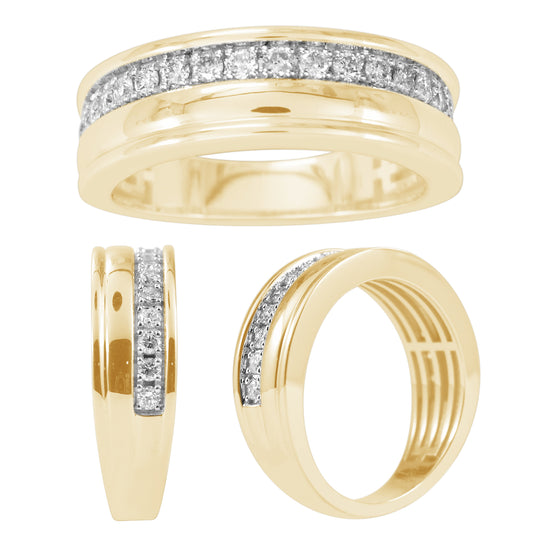 14K 0.46-0.50CT D-MENS BANDS