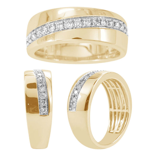 14K 0.46-0.47CT D-MENS BANDS