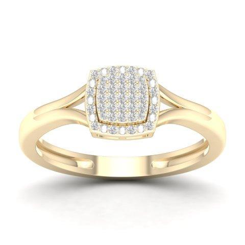 10K 0.11CT D-LADIES RINGS