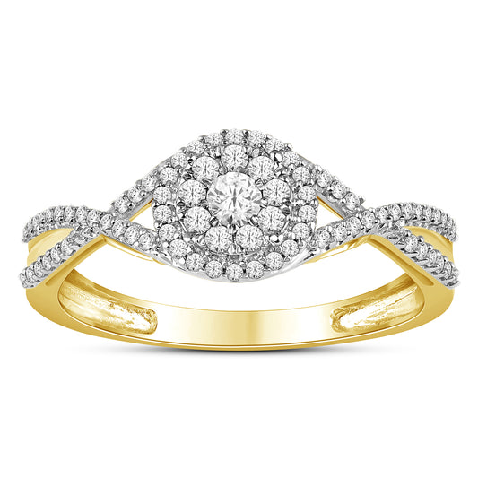 10K 0.33CT D-LADIES RINGS