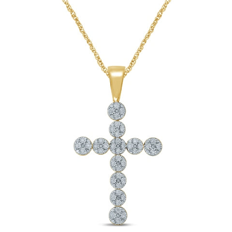10K  0.71-0.75CT D-CROSS