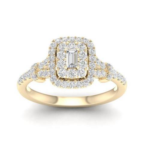 14K 0.50CT D-LADIES RINGS