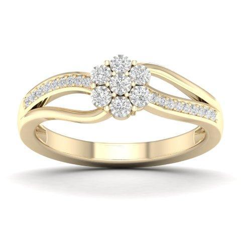 10K 0.10CT D-LADIES RINGS