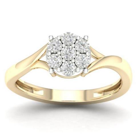 10K 0.10CT D-LADIES RINGS