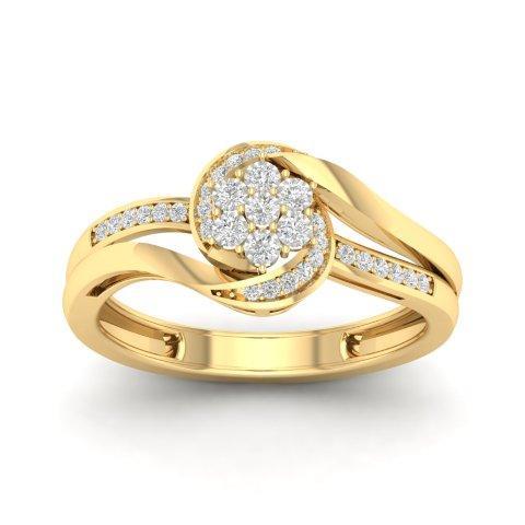 10K 0.10CT D-LADIES RINGS
