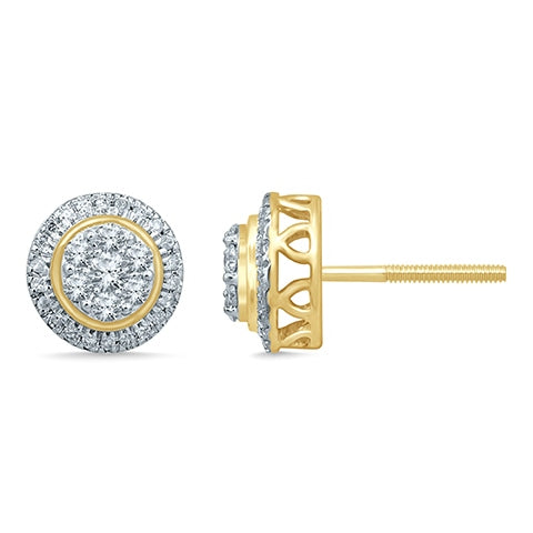 10K 0.38-0.40CT D-EARRING