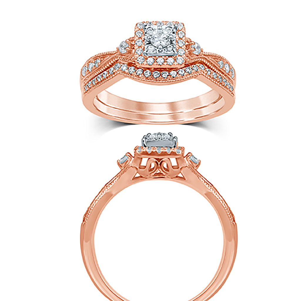 10K 0.39-0.40CT D-LADIES RINGS