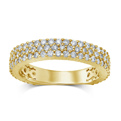 10K 2.00-2.02CT D-MENS BANDS RINGS