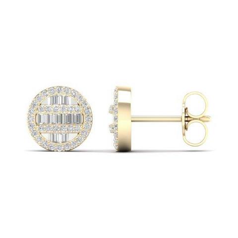 SPL PRICE: 10K 0.33CT D-BAGUETTE EARRINGS