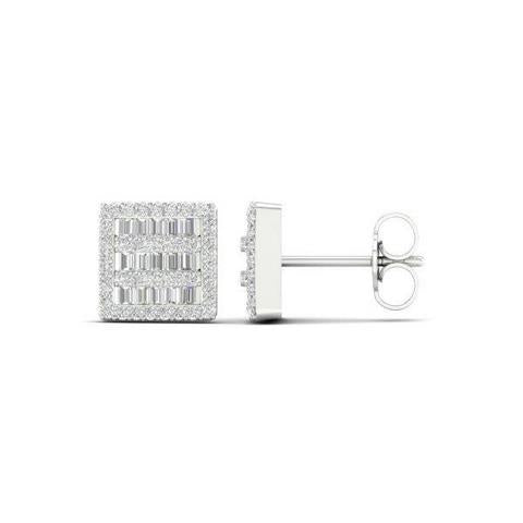 SPL PRICE: 10K 0.50CT D-BAGUETTE EARRINGS