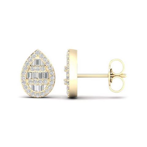 SPL PRICE: 10K 0.33CT D-BAGUETTE EARRINGS