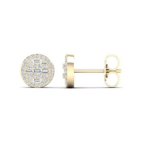SPL PRICE: 10K 0.25CT D-BAGUETTE EARRINGS
