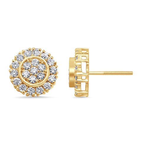 10K 0.98-1.10CT D-EARRINGS