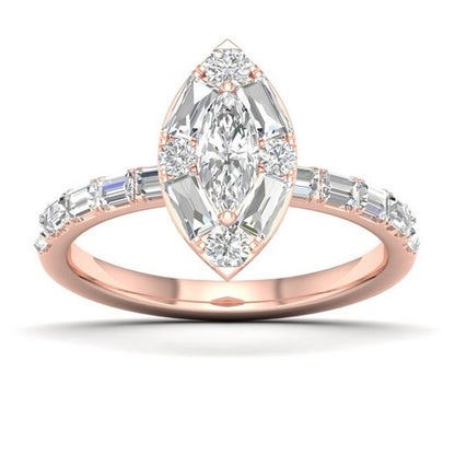 SPL PRICE: 14K 0.90CT D-LADIES RINGS