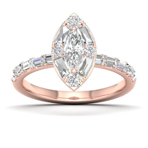 SPL PRICE: 14K 0.90CT D-LADIES RINGS