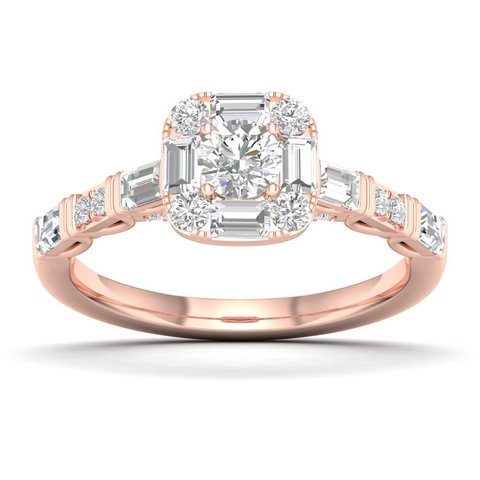 SPL PRICE: 14K 0.90CT D-LADIES RINGS
