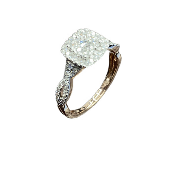 10K 0.47CT D-LADIES RINGS