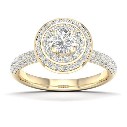 14K 1.25CT D-CERTIFIED RING