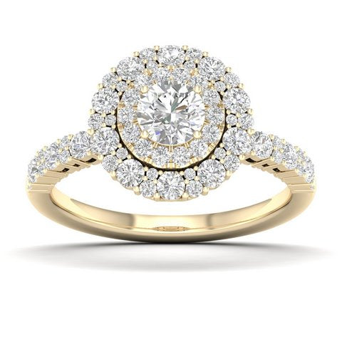 14K 1.33CT D-CERTIFIED RING