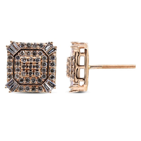 10K 0.83CT D-EARRING